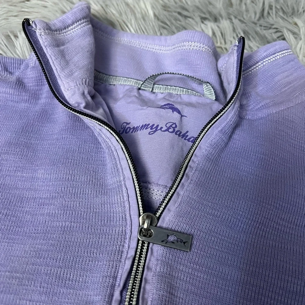 Tommy Bahama purple quarter zip